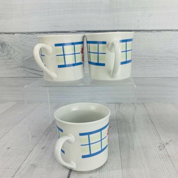 Vtg Gibson GID230 Floral Coffee Mug Set 3 - Picture 2 of 6